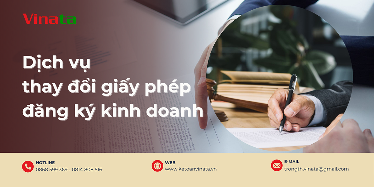 Dịch vụ thay đổi giấy phép đăng ký kinh doanh